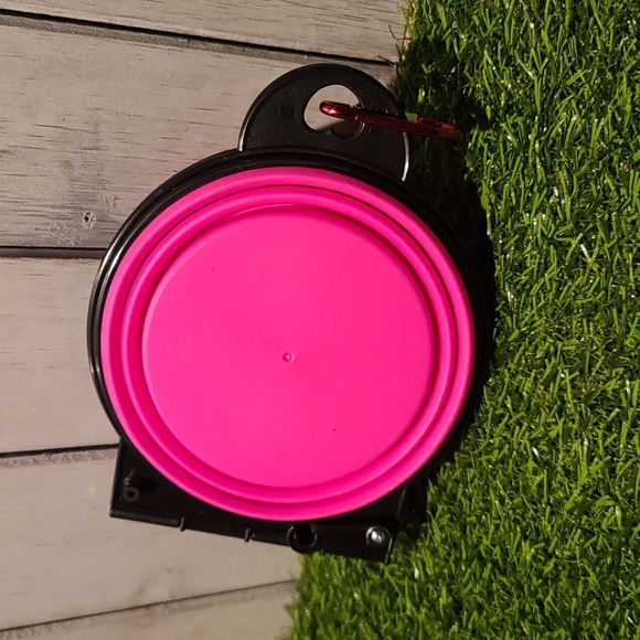 PET BOWL dual sided collapsing small pet travel bowl, asst colors *HP*HP* - Picture 3 of 13